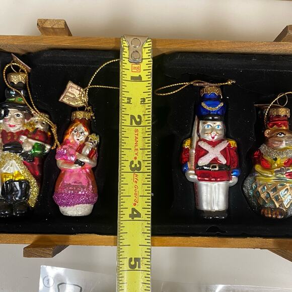 Vtg Thomas Pacconi Classics 2004 The Nutcracker Set of 5 Glass Ornaments READ - Picture 7 of 10